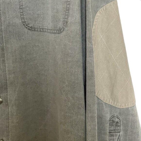 Vintage‎ Columbia Shirt Size Large L Hunting Elbow Pads Button Down - Picture 4 of 9